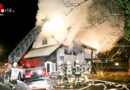 Vbg: Ausdehnter Brand an Wohngebäude in Feldkirch