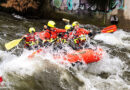 D: Strömungsretter der Feuerwehr Gevelsberg nutzten erhöhten Wasserstand für das Ernstfall-Training