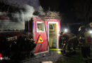 D: Garten-Sauna in Werne stand in Vollbrand