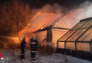Nö: Schuppen und weiteres Gebäude in Litschau in Flammen
