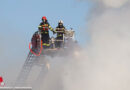 Oö: 12 Feuerwehren bei Brand in Neumarkt im Mühlkreis im Einsatz