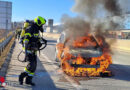 Stmk: Pkw-Brand auf S 36 bei Knittelfeld folgt Verkehrsunfall auf Umleitungsstrecke
