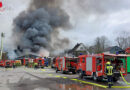 D: Großeinsatz bei Industriebrand in Finnentrop