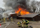 D: Landwirtschaftliches Gebäude in Osterholz-Scharmbeck in Vollbrand