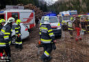 Stmk: Verletzter (Feuerwehrkamerad) bei Forstunfall in Altenberg an der Rax