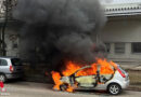 D: Ausgedehnter Autobrand in Stuttgart