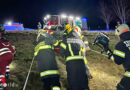 Oö: Erfolgreiche Personenrettung nach Pkw-Absturz mit E-Call Alarm am Mondseeberg
