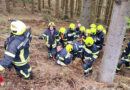 Stmk: Personenrettung aus unwegsamen Gelände nach Forstunfall in Veitsch (St. Barbara im Mürztal)