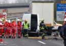 Oö: Transporter kracht auf A 8 bei Pichl bei Wels auf Sattelschlepper auf → ein Toter, 19 km Stau