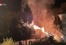 Schweiz: Offener Dachstuhlbrand an Wohngebäude in Aarau