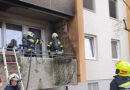 Ktn: Nachbar bekämpft Feuer auf Balkon eines Mehrfamilienhauses in Villach