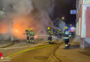 Stmk: Rund 100 Kräfte bei Mehrparteienhaus-Großbrand in Liezen im Einsatz