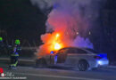 Oö: Lenker konnte Autobrand in Steyr mit Feuerlöscher nicht mehr löschen