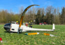 Oö: Kleiner Hubschrauber unmittelbar nach dem Start in Suben abgestürzt