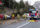 Sbg: Schwerer Pkw-Unfall auf A10 am Ostersonntag kurz nach dem Tauerntunnel → zwei Rettungshubschrauber im Einsatz