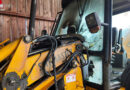 Bgld: Bagger brennt in landwirtschaftlicher Halle in Unterschützen