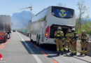 Sbg: Rauchentwicklung an Reisebus auf der A 1 bei Thalgau