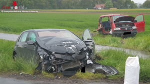 D: Schwere Fahrzeugkollision bei Friedewalde ? 9 Verletzte (zwei lebensgefhrlich)