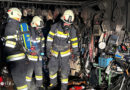 Stmk: Feuer in Wohnhaus-Garage in Irdning