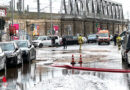 D: Wasserrohrbruch überschwemmt Straße in Dresden