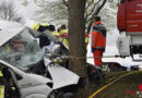 D: Zweistündige Rettungsaktion für eingeklemmten Lieferwagen-Fahrer in Nordstemmen