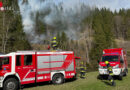 Stmk: Abschnittsalarm bei Waldbrand in Neuberg / Mürz und Sturmeinsätze im Bereich Mürzzuschlag am 1. April 2024