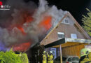 D: Pkw-Brand unter Carport in Wildeshausen dehnt sich bis auf Wohnhaus-Dachstuhl aus