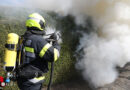 Stmk: Hecke in Knittelfeld brennt auf etwa 15 Meter