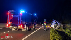 N: Verkehrsunfall mit abgngiger Person auf B37a bei Krems