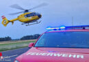 Ktn: Pkw-Überschlag nach Sekundenschlaf auf A 10 → Paar (26) und Säugling (4 Wochen) verletzt