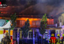 Oö: 17 Feuerwehren bei Feuer in Wirtshaus in Eschenau im Hausruckkreis