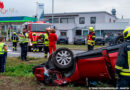Oö: Schwerer Verkehrsunfall in Walding fordert eine verletzte Person