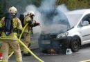 Tirol: In Leutasch in Brand geratener Pkw war mit Feuerlöschern alleine nicht mehr zu löschen
