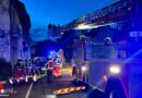 D: Bewohner eines Mehrfamilienhauses in Bruchsal bei Müllbehälterbrand vom Rauch eingeschlossen