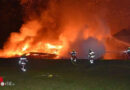 Schweiz: Transportunternehmen mit Dutzenden Fahrzeugen in Grüsch in Flammen aufgegangen