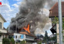 Schweiz: Bauernhaus in Kerzers durch Feuer völlig zerstört