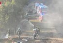 Bgld: Vegetationsbrand zwischen Purbach und Donnerskirchen von 10 Feuerwehren bekämpft