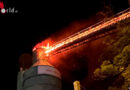 D: Feuer in einem Betonwerk in München