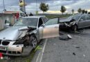 Oö: Autos krachten am Heuberg (Dietach) in Kurve zusammen
