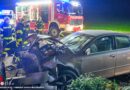 Oö: Lenker kollidiert in Hargelsberg mit Hausmauer