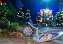 Oö: Mopedfahrer kollidiert in St. Florian mit Straßenbeleuchtung