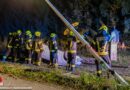 Oö: Pkw-Überschlag nach Kollision mit Stromverteiler und Straßenlaterne in Wartberg an der Krems