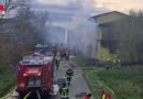 Bgld: Gebäudebrand in Wiesen → mehrere Feuerwehren im Einsatz