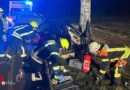 D: Eingeschlossene Person nach BMW-Anprall an Baum in Hemslingen