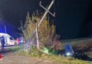 Stmk: Pkw touchierte Strommast → Orte im Bereich St. Stefan im Rosental ohne Strom