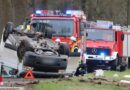 D: Zwei Verletzte bei Pkw-Dachlandung bei Deppen in Hemslingen