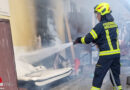 Bgld: Brennender Sperrmüll in Riedlingsdorf