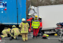 D: 45-Minuten-Rettung bei schwerem Auffahrunfall mit Eingeklemmten im Rückstau zu anderem Unfall bei Helmstedt