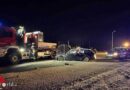 Bgld: Nächtlicher Unfalleinsatz in Kreisverkehr in Oberwart