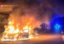 D: Brennender Pkw auf der A 52 bei Essen